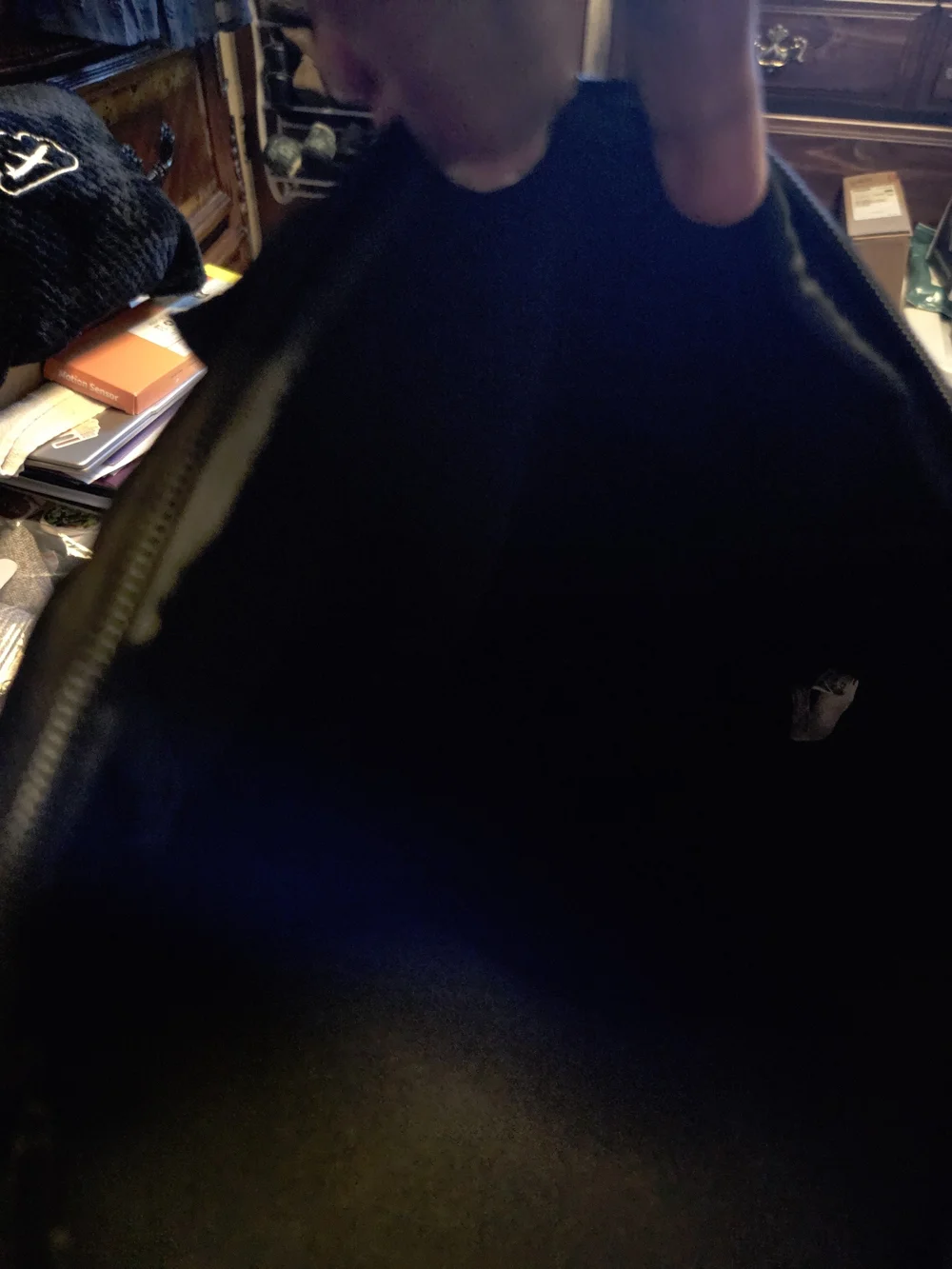 Black Laptop Sleeve with Front Zip Pocket